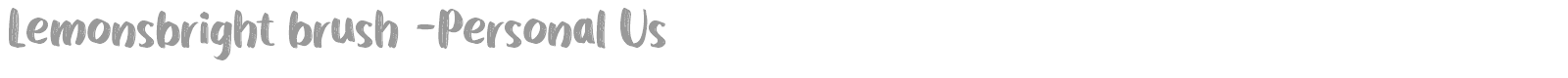 Lemons Bright font preview